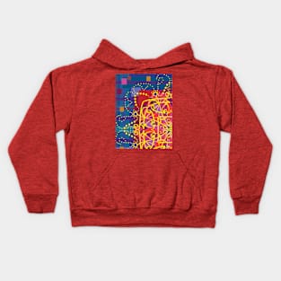 geometric abstraction Kids Hoodie